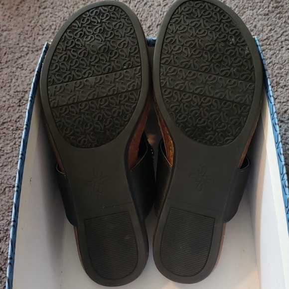 Simply Vera Vera Wang Black Sandal 6.5 - Picture 2 of 3